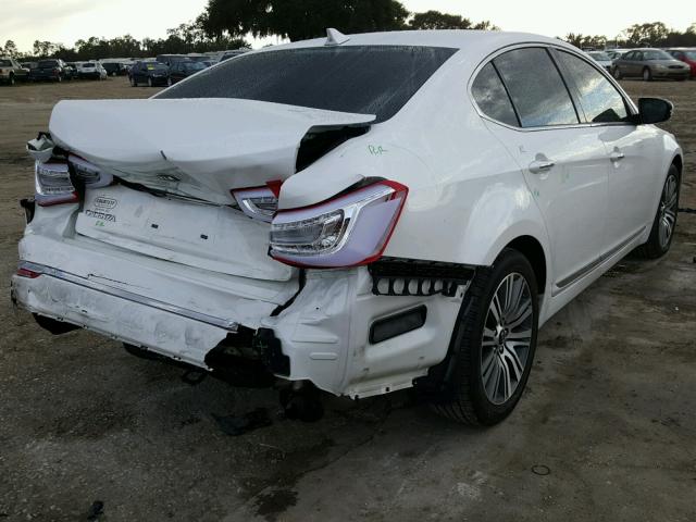 KNALN4D76G5215258 - 2016 KIA CADENZA LU WHITE photo 4