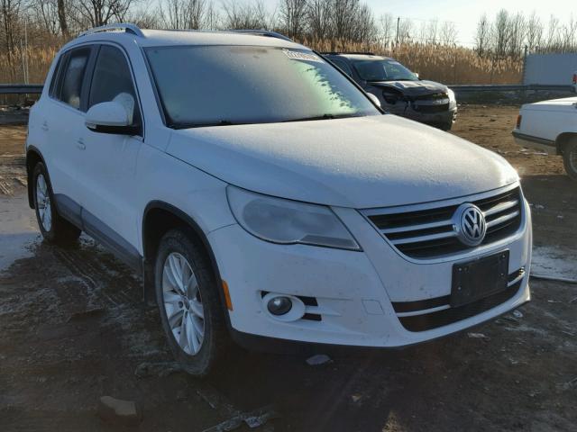 WVGBV75N59W525052 - 2009 VOLKSWAGEN TIGUAN SE WHITE photo 1