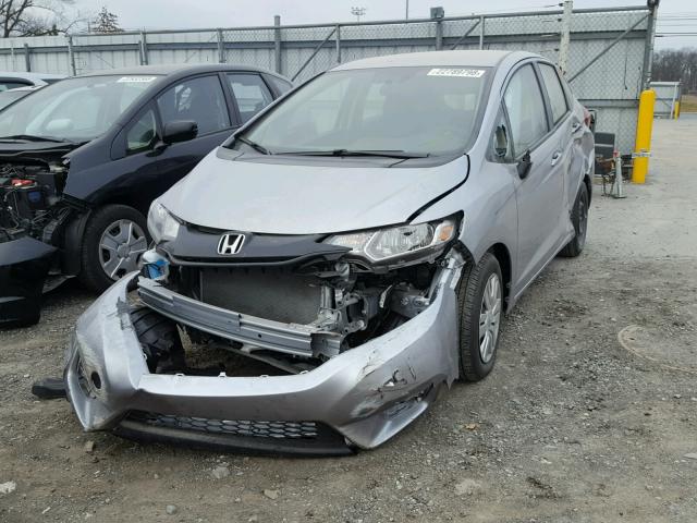 JHMGK5H5XHS007574 - 2017 HONDA FIT LX SILVER photo 2