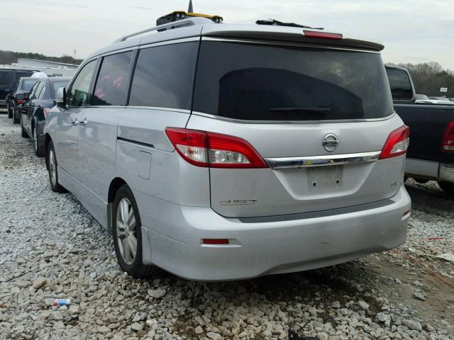 JN8AE2KPXC9045740 - 2012 NISSAN QUEST S SILVER photo 3