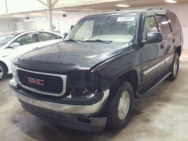 1GKEC13T75R202110 - 2005 GMC YUKON Czarny zdjęcie 2