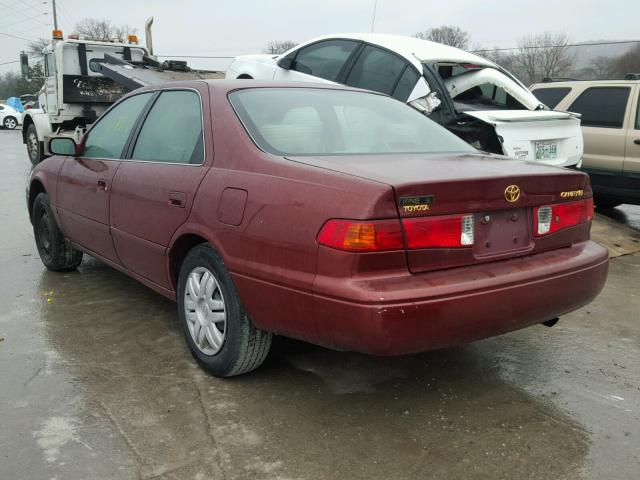 4T1BG22K91U801806 - 2001 TOYOTA CAMRY CE MAROON photo 3