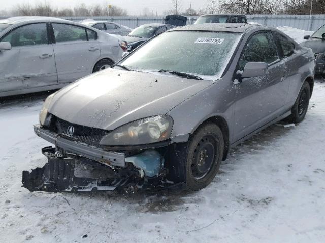 JH4DC54835S801702 - 2005 ACURA RSX GRAY photo 2