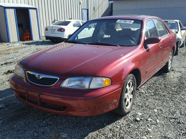 1YVGF22C5X5864078 - 1999 MAZDA 626 ES RED photo 2