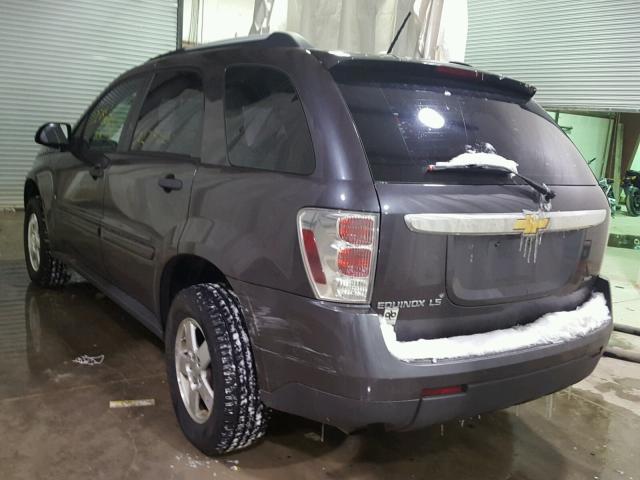 2CNDL23F476232165 - 2007 CHEVROLET EQUINOX LS BLACK photo 3