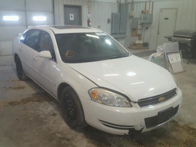 2G1WT58K589160471 - 2008 CHEVROLET IMPALA LT WHITE photo 1