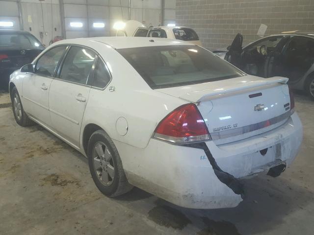 2G1WT58K589160471 - 2008 CHEVROLET IMPALA LT WHITE photo 3