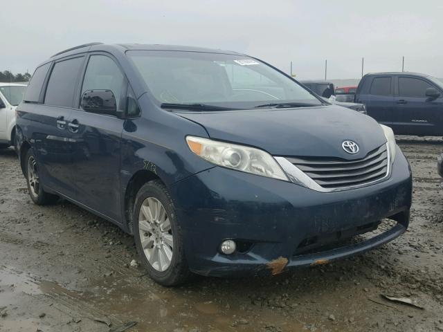 5TDDK3DC8BS001589 - 2011 TOYOTA SIENNA XLE GREEN photo 1