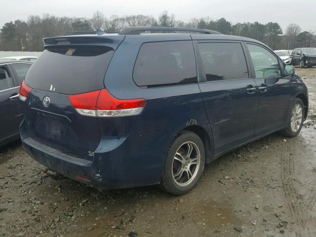 5TDDK3DC8BS001589 - 2011 TOYOTA SIENNA XLE GREEN photo 4