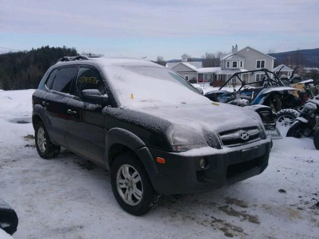 KM8JN72D78U852702 - 2008 HYUNDAI TUCSON SE BLACK photo 1