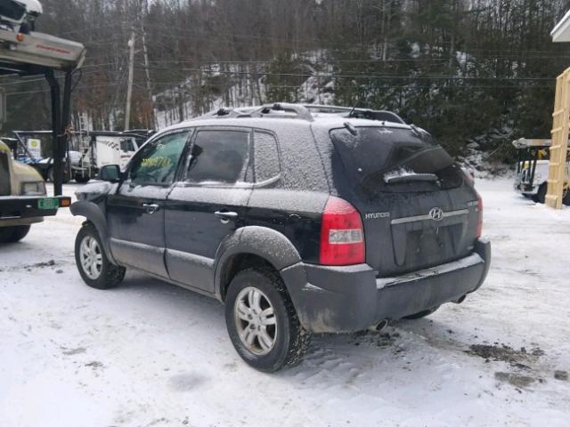 KM8JN72D78U852702 - 2008 HYUNDAI TUCSON SE BLACK photo 3