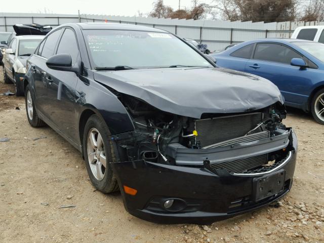 1G1PF5SC4C7345442 - 2012 CHEVROLET CRUZE LT BLACK photo 1