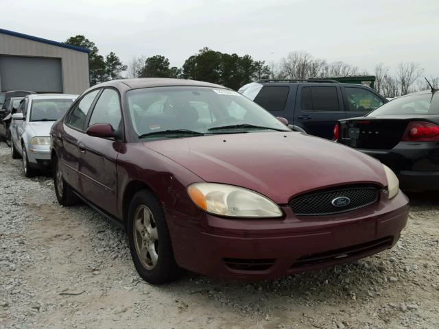 1FAFP53UX4A127426 - 2004 FORD TAURUS SE MAROON photo 1