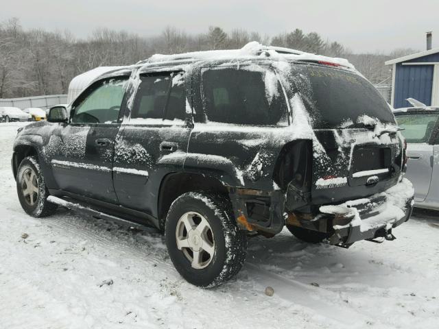 1GNDT13S642297224 - 2004 CHEVROLET TRAILBLAZE BLACK photo 3