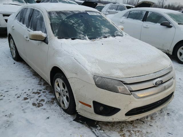 3FAHP0HG5CR344580 - 2012 FORD FUSION SE WHITE photo 1