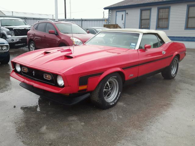 2F03H102318 - 1972 FORD MUSTANG RED photo 2