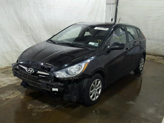 KMHCT5AE6DU078207 - 2013 HYUNDAI ACCENT GLS BLACK photo 2