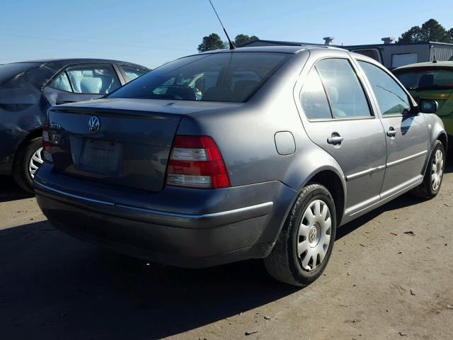 3VWRK69M44M090277 - 2004 VOLKSWAGEN JETTA GL GRAY photo 4