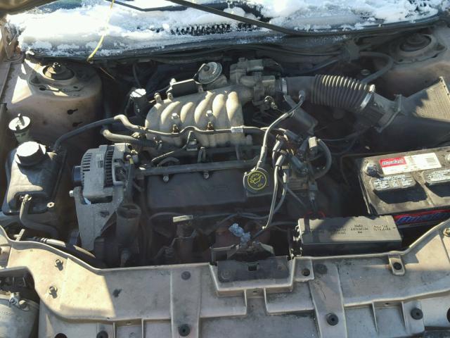 1FAFP52U0WG124763 - 1998 FORD TAURUS LX GOLD photo 7