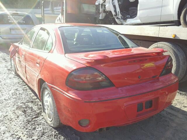 1G2NW52E12C161067 - 2002 PONTIAC GRAND AM G RED photo 3