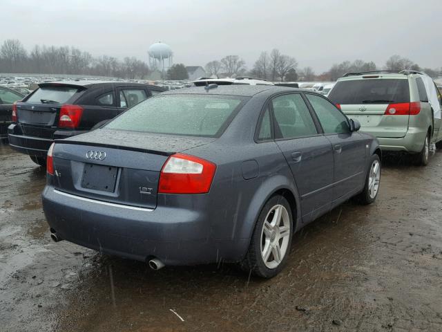 WAULC68E45A098522 - 2005 AUDI A4 1.8T QU BLACK photo 4