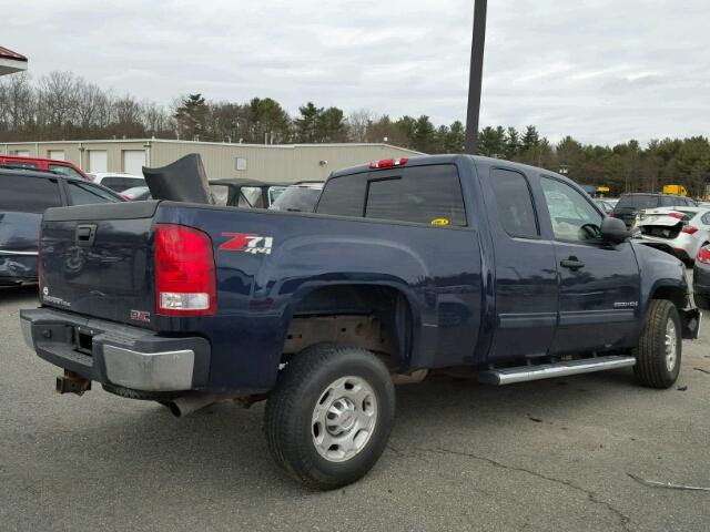 1GTHK59K89E159508 - 2009 GMC SIERRA K25 BLUE photo 4