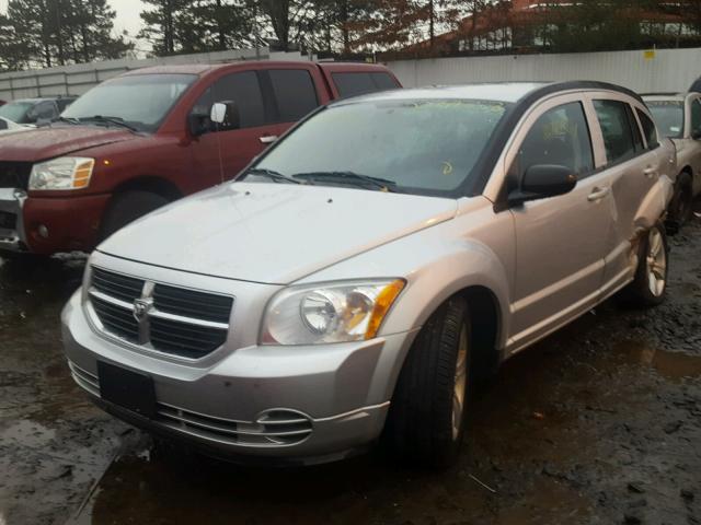 1B3CB4HA4AD619255 - 2010 DODGE CALIBER SX SILVER photo 2