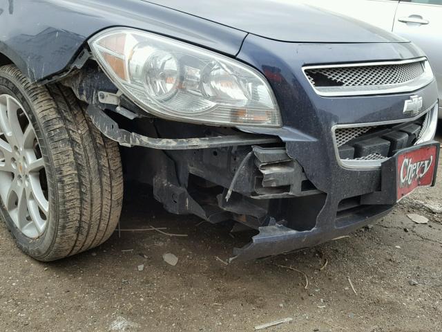 1G1ZE5E14BF266685 - 2011 CHEVROLET MALIBU LTZ Көк фото 9