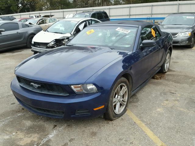 1ZVBP8EN5A5142658 - 2010 FORD MUSTANG BLUE photo 2