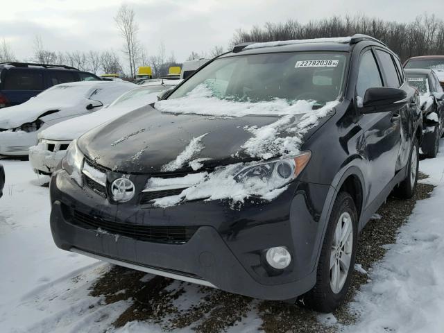 2T3RFREV8FW302803 - 2015 TOYOTA RAV4 XLE BLACK photo 2