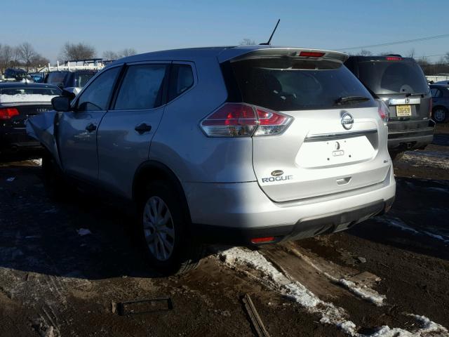 KNMAT2MV9GP624345 - 2016 NISSAN ROGUE S SILVER photo 3