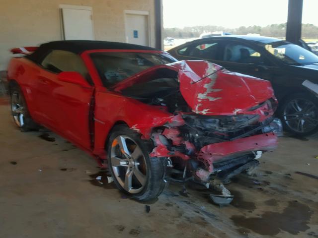 2G1FC3DD1B9204971 - 2011 CHEVROLET CAMARO LT RED photo 1