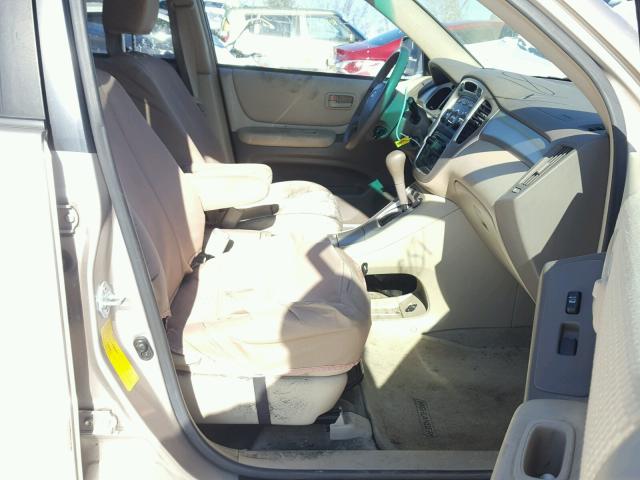 JTEDP21A970135709 - 2007 TOYOTA HIGHLANDER GOLD photo 5