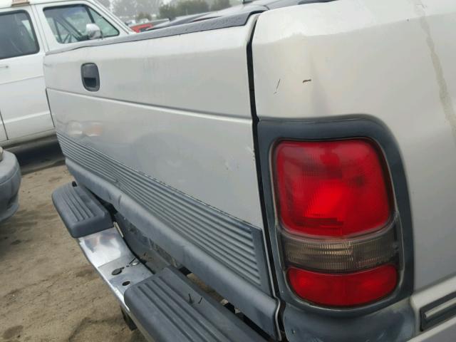 3B7HC13Z0SG705552 - 1995 DODGE RAM 1500 SILVER photo 9