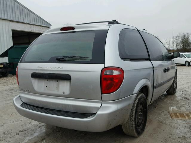 1D4GP24R75B231880 - 2005 DODGE GRAND CARA SILVER photo 4