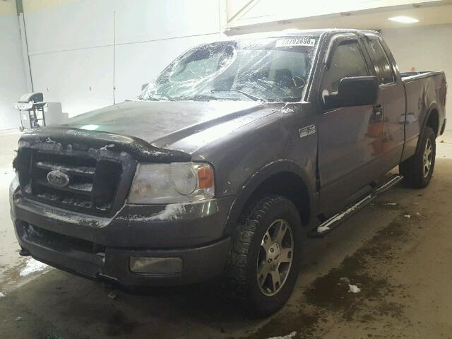 1FTPX14524NC71270 - 2004 FORD F150 GRAY photo 2