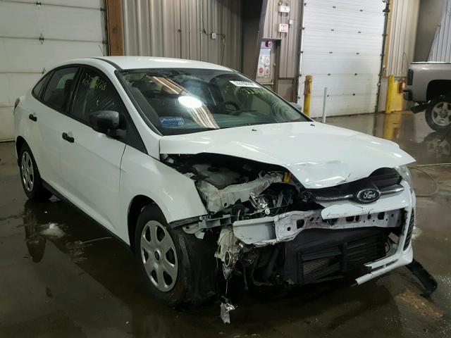 1FADP3E2XDL181644 - 2013 FORD FOCUS S WHITE photo 1