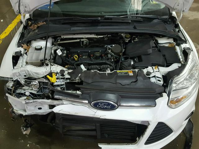 1FADP3E2XDL181644 - 2013 FORD FOCUS S WHITE photo 7