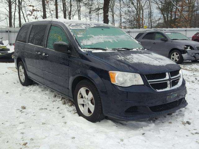 2C4RDGBG7DR642726 - 2013 DODGE GRAND CARA BLUE photo 1