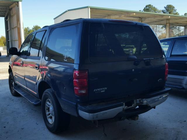 1FMPU16L81LB81497 - 2001 FORD EXPEDITION BLUE photo 3