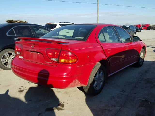 1G3NL52F93C145018 - 2003 OLDSMOBILE ALERO GL RED photo 4