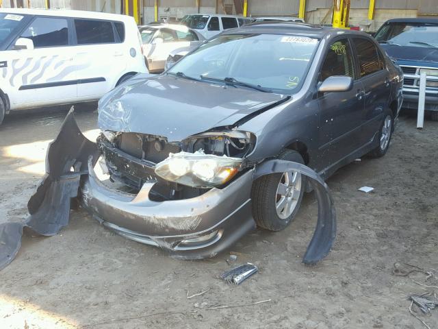 2T1BR32E97C753986 - 2007 TOYOTA COROLLA CE GRAY photo 2