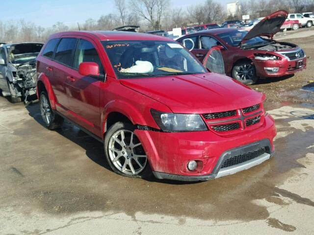 3C4PDDEG4ET312834 - 2014 DODGE JOURNEY R/ RED photo 1