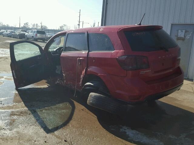 3C4PDDEG4ET312834 - 2014 DODGE JOURNEY R/ RED photo 3