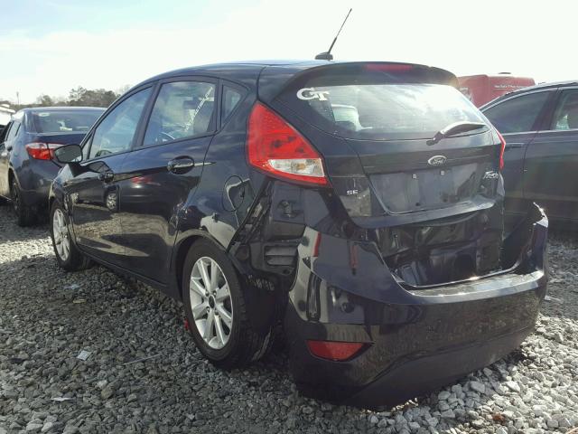 3FADP4EJ1BM204656 - 2011 FORD FIESTA SE BLACK photo 3