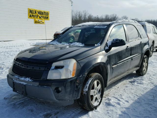 2CNDL63F966133895 - 2006 CHEVROLET EQUINOX LT BLACK photo 2