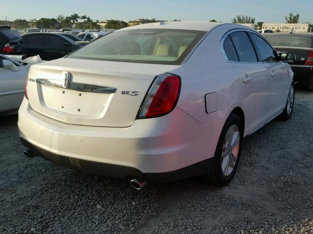 1LNHL9DR0CG805348 - 2012 LINCOLN MKS WHITE photo 4