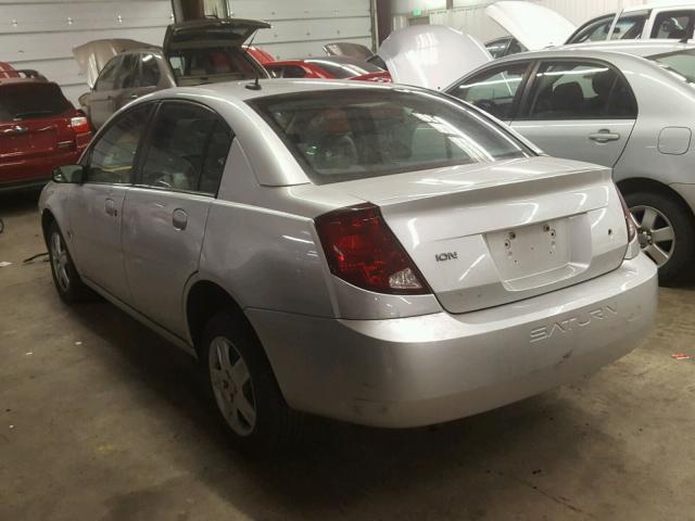 1G8AJ55F67Z132160 - 2007 SATURN ION LEVEL SILVER photo 3