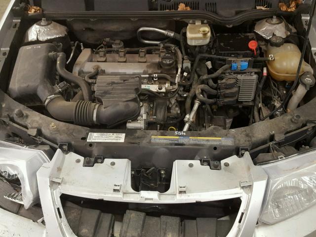 1G8AJ55F67Z132160 - 2007 SATURN ION LEVEL SILVER photo 7
