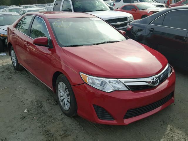 4T1BF1FKXEU797813 - 2014 TOYOTA CAMRY L RED photo 1